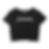 Front view of the Tonzobeast Metal Women’s Black Crop Top with bold lightning-inspired logo.