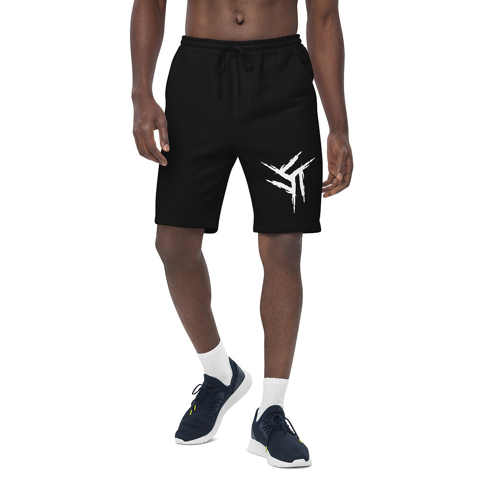Thumbnail: Men's Black fleece shorts