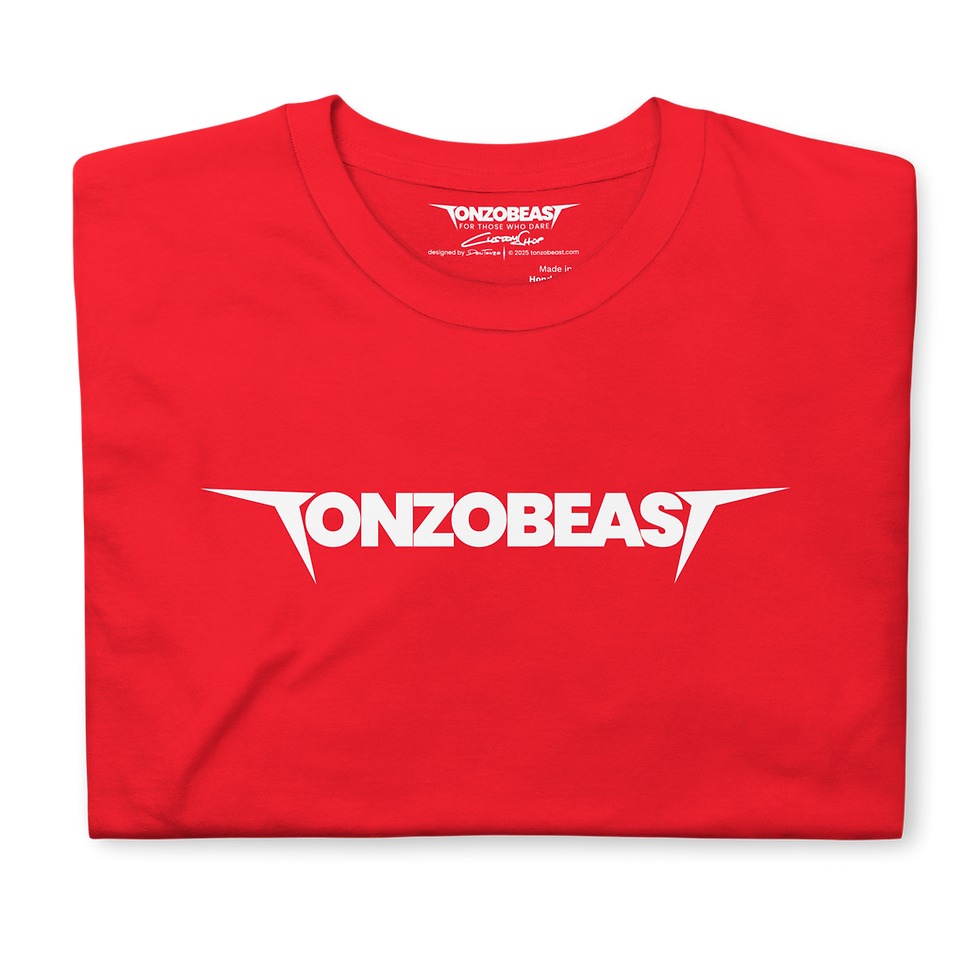 Thumbnail: LUFFY BEAST Red Tee | Tonzobeast Custom