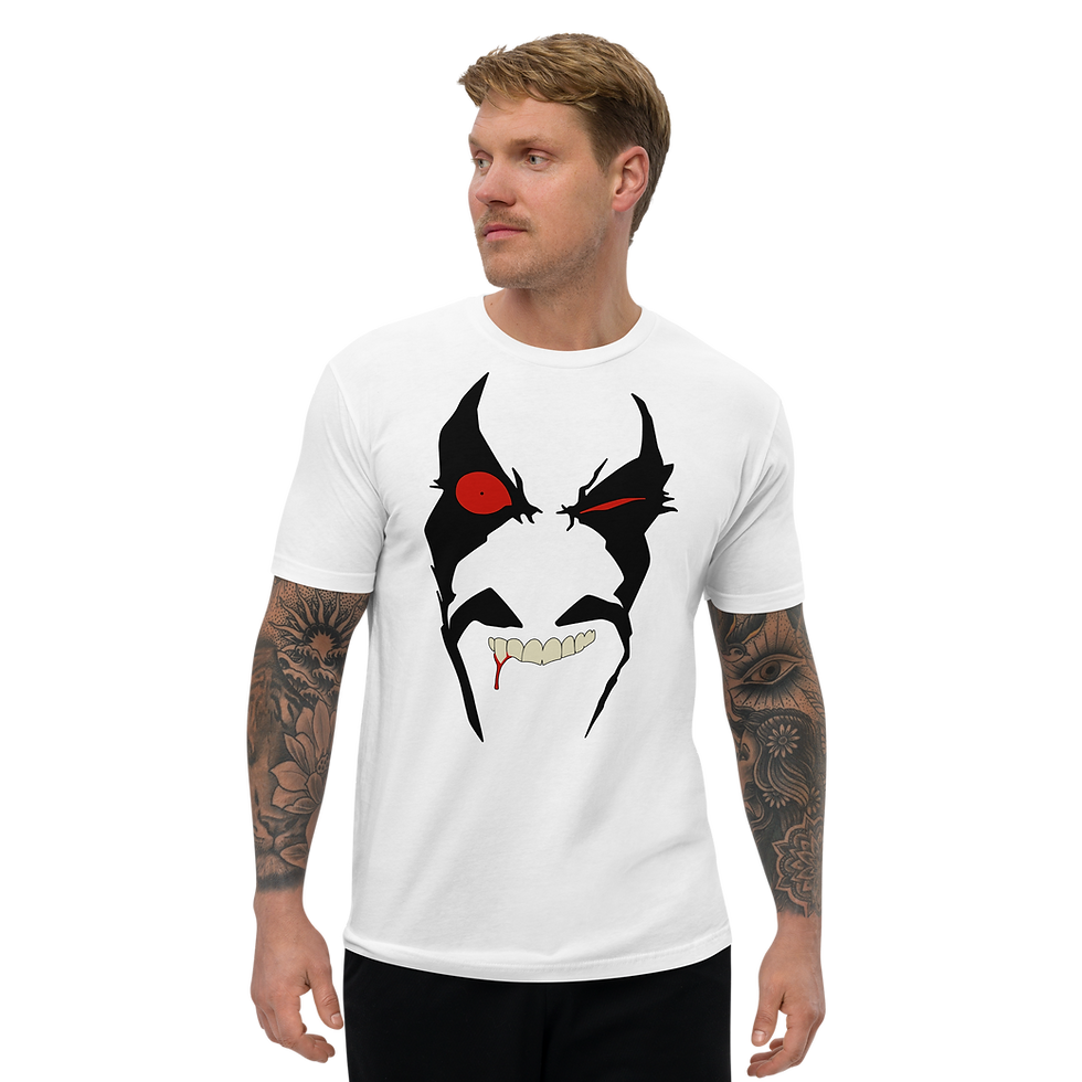Thumbnail: Model wearing the Lobo t-shirt, showcasing its bold design and comfortable fit.