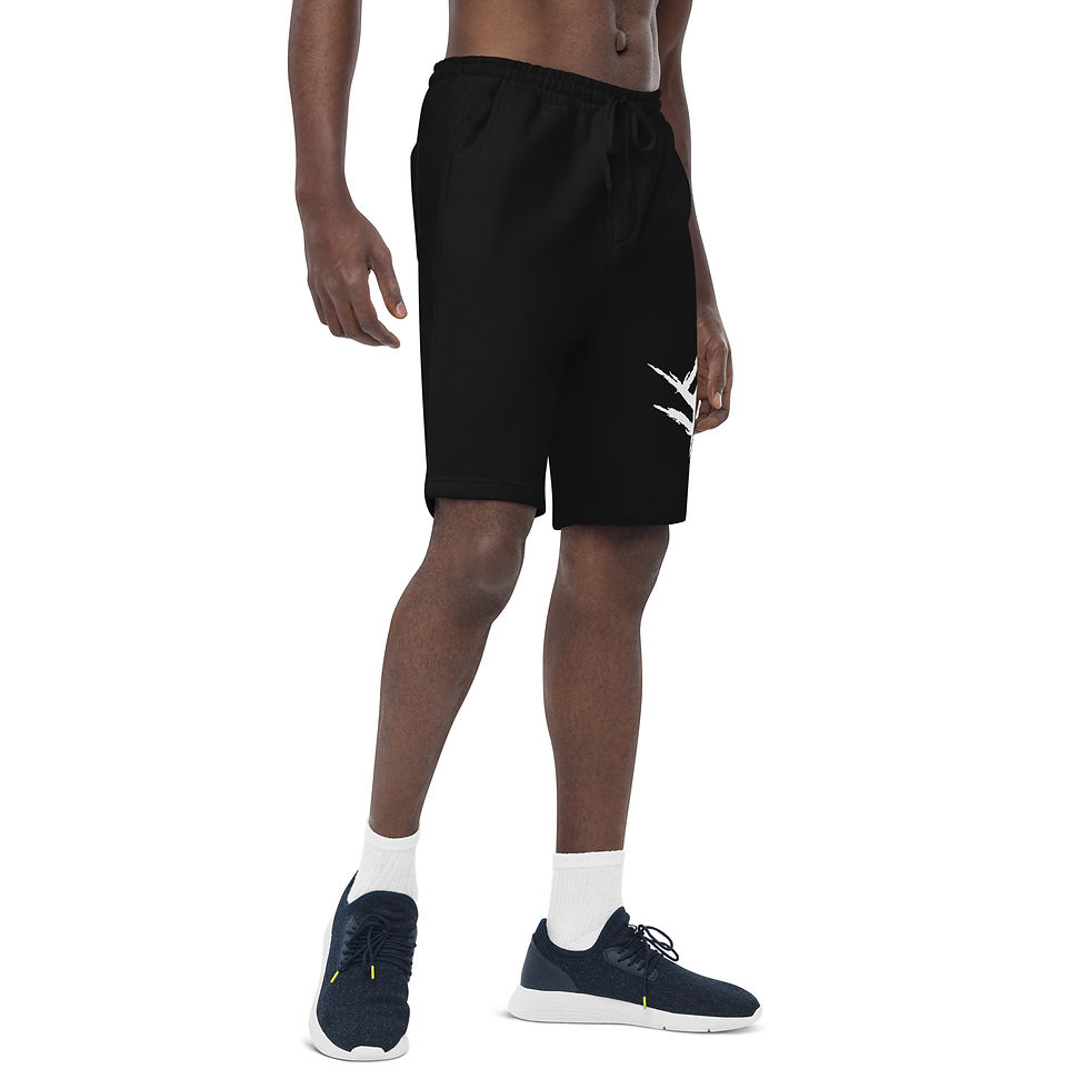 Thumbnail: Men's Black fleece shorts