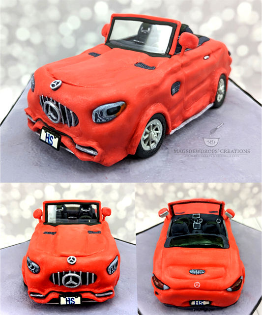 3D Mercedes Car Cake