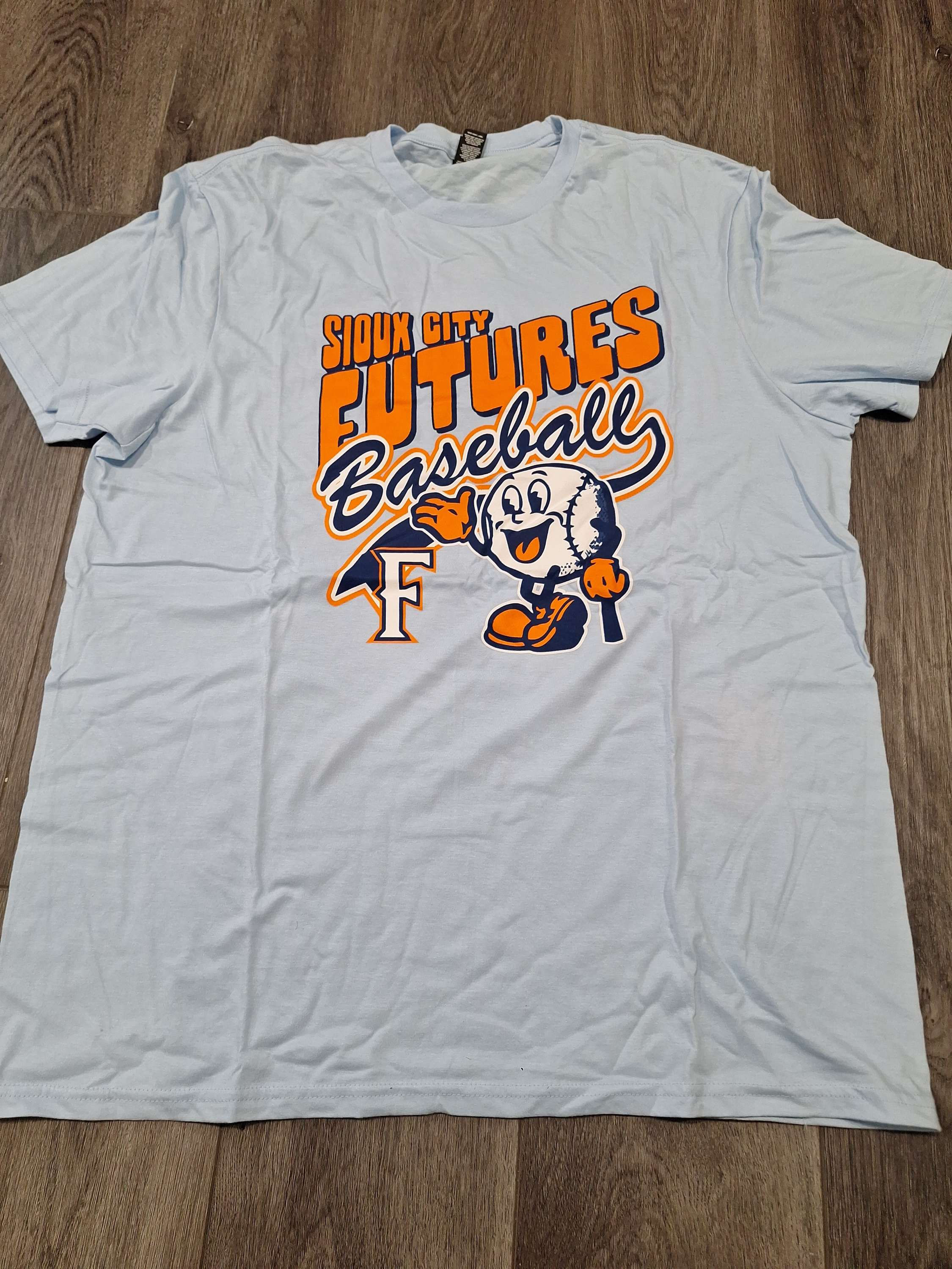 IN STOCK - Baseball Unisex District XL Short Sleeve Shirt (Baby Blue)