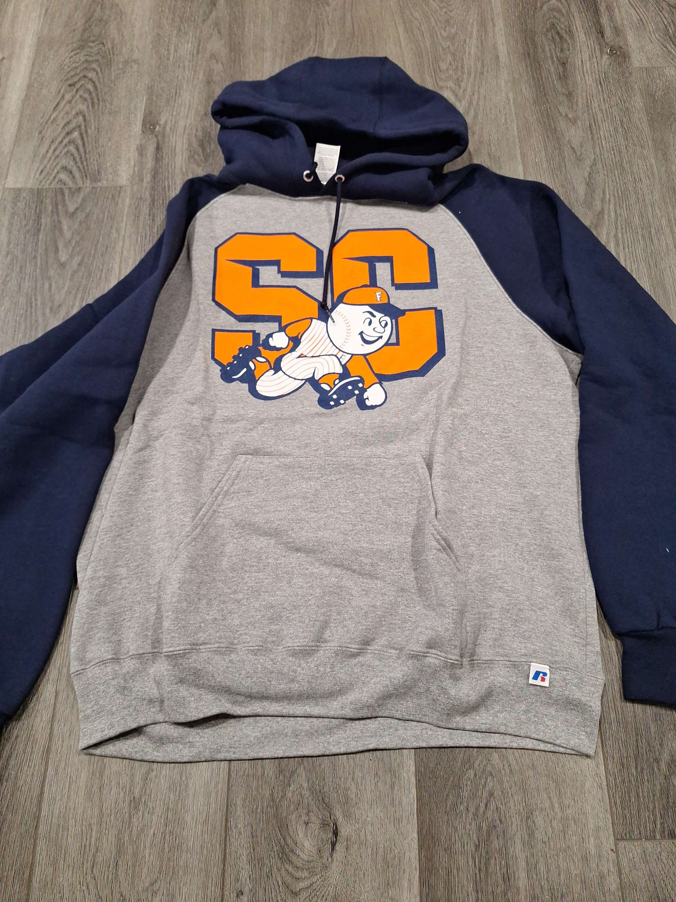 IN STOCK - Baseball Unisex XL Russell Athletic Hooded Sweatshirt