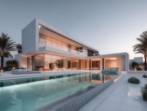 Modern Luxury Homes with Pool