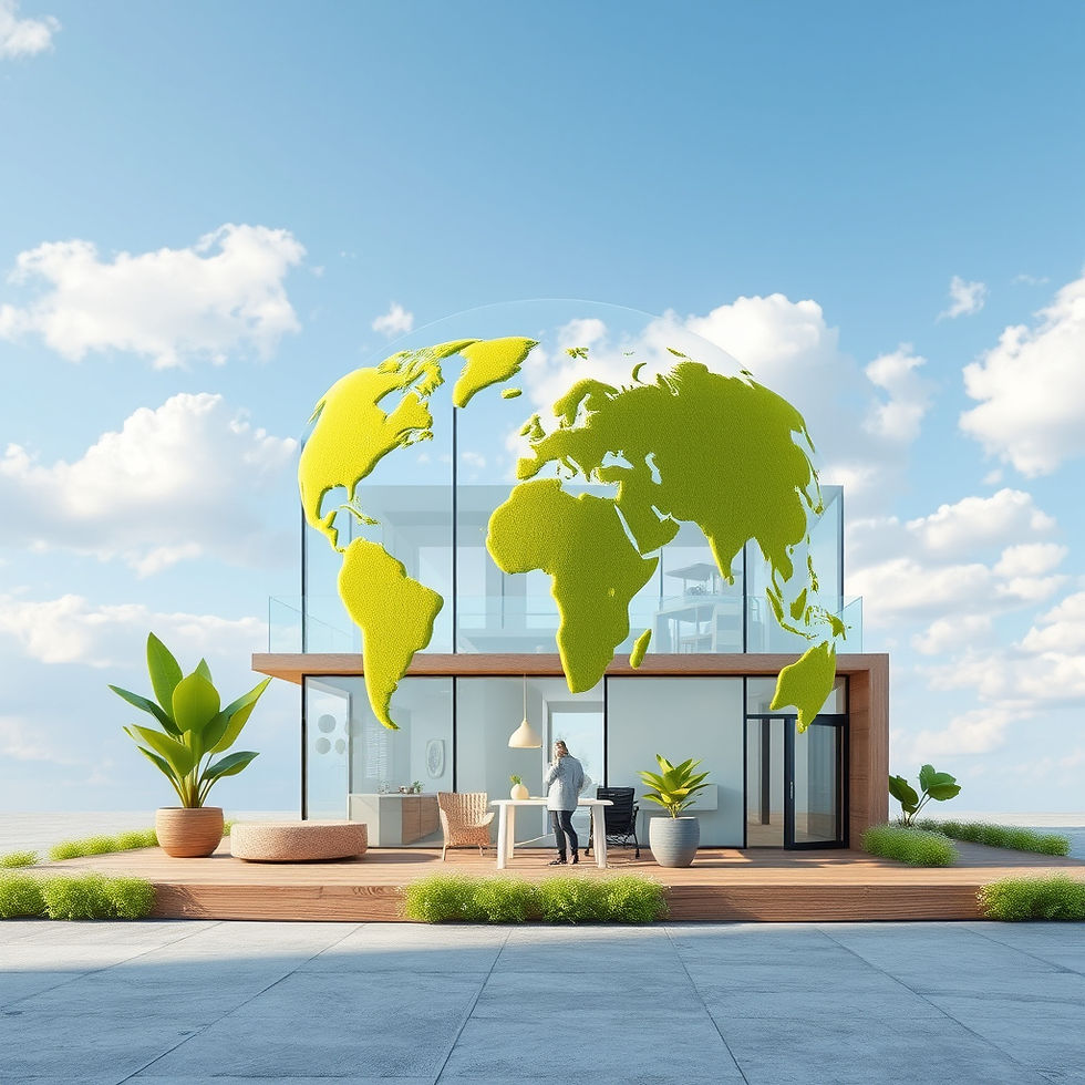 create a image of environmentally friendly building materials for a global market.jpg