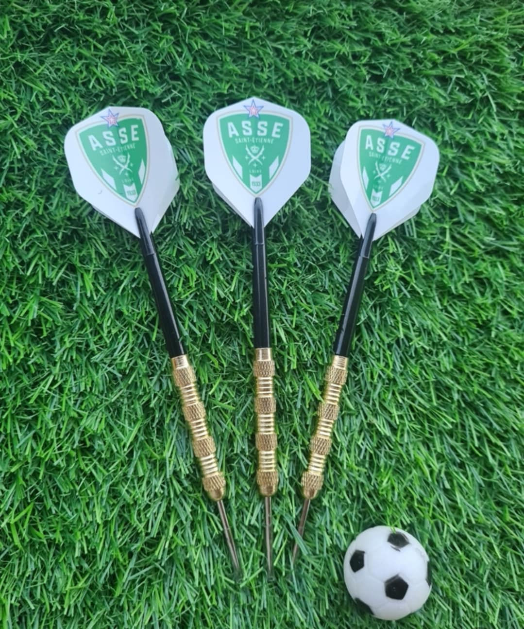 3 fléchettes ASSE Pointe métal 