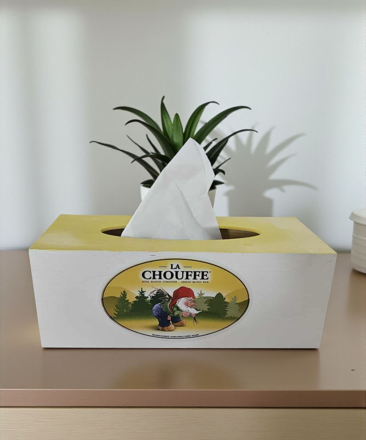 Boite a mouchoir la chouffe 