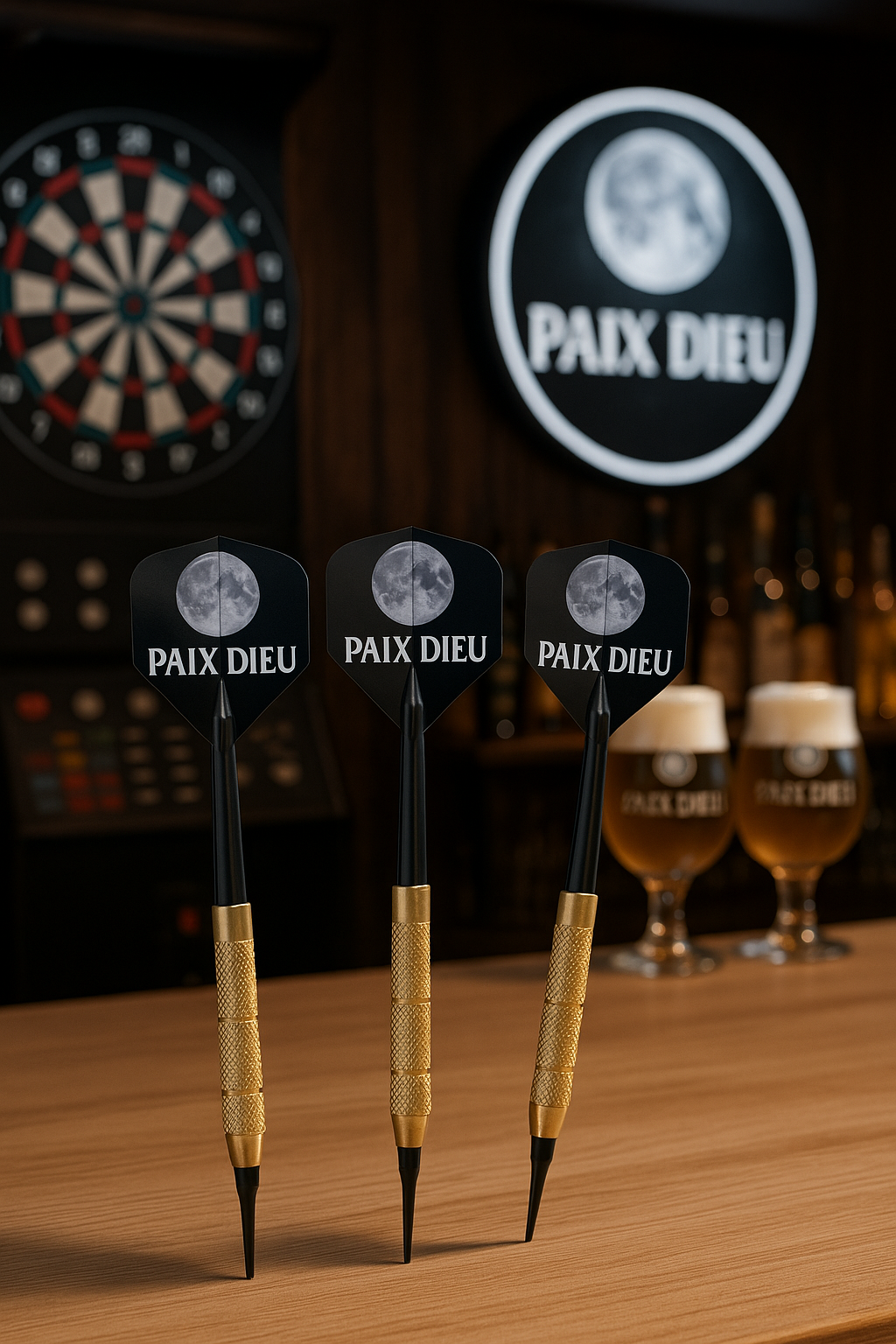 3 fléchettes Paix Dieu 