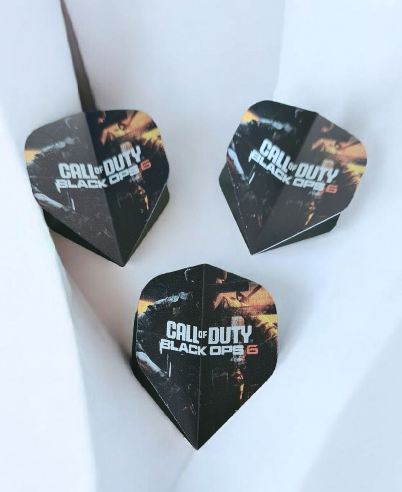 3 ailettes de fléchettes call of duty 