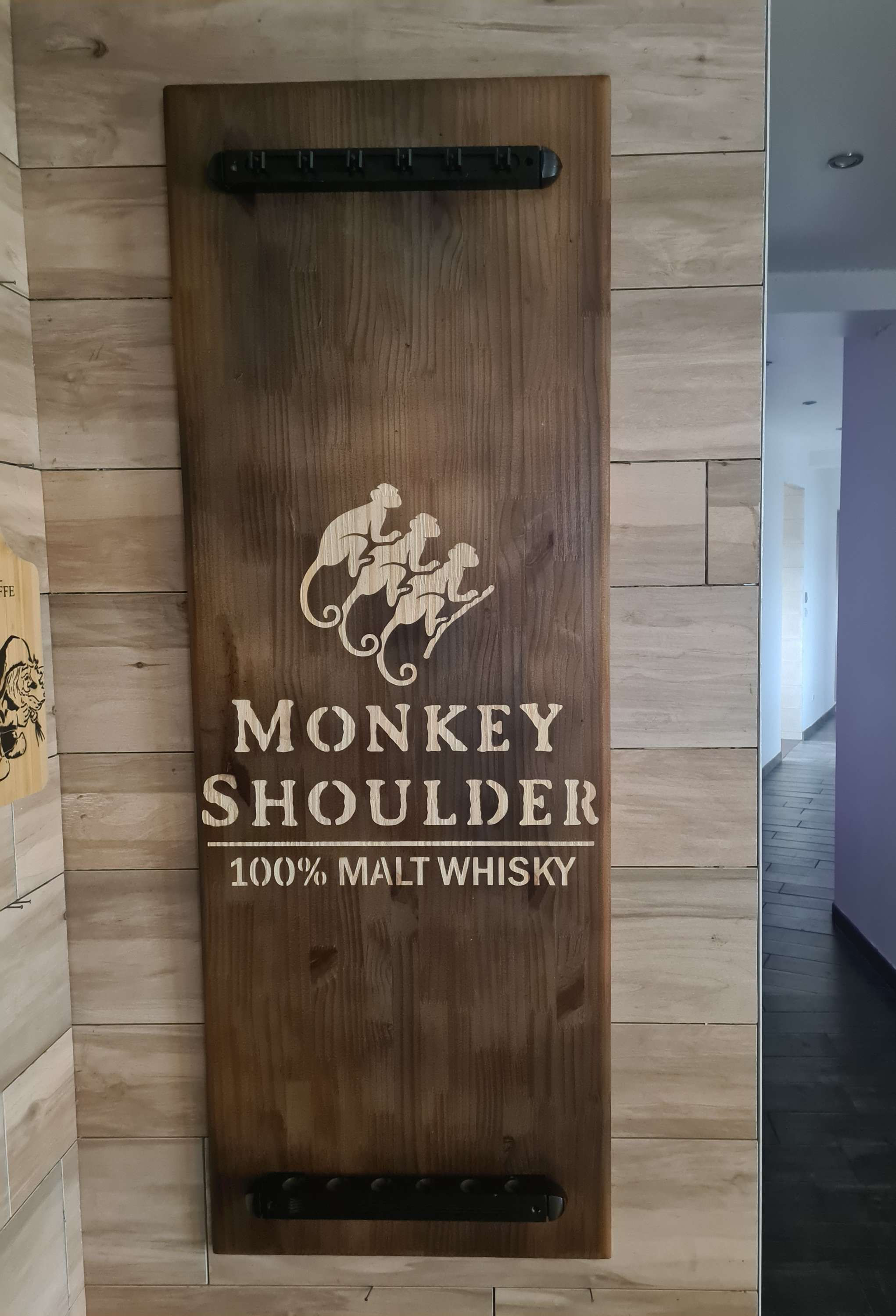 Support queue de billard monkey shoulder 