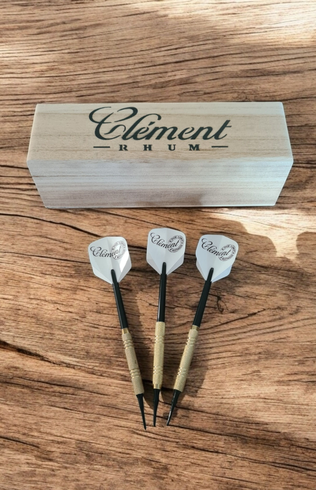 Fléchettes Rhum Clément + boite 