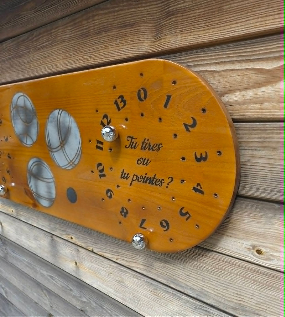 Miniature : Compteur de pétanque 4 equipes