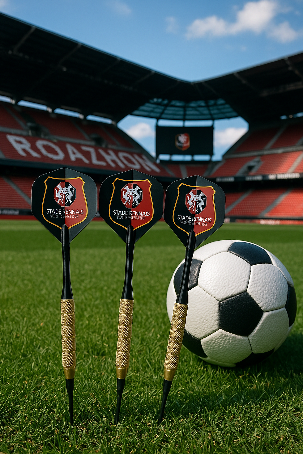 3 fléchettes stade rennais 