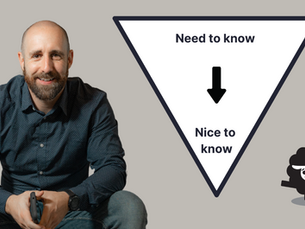Make your copy about the need-to-know, not the nice-to-know