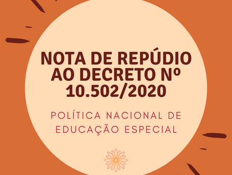 Nota de Repúdio ao PNEE