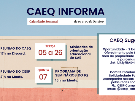 CAEQ Informa [03/10 - 09/10]