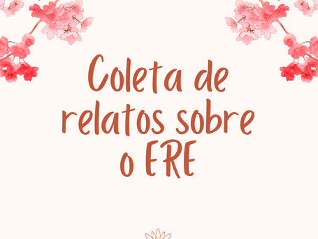 Canal do CAEQ para relatos sobre o Ensino Remoto Emergencial