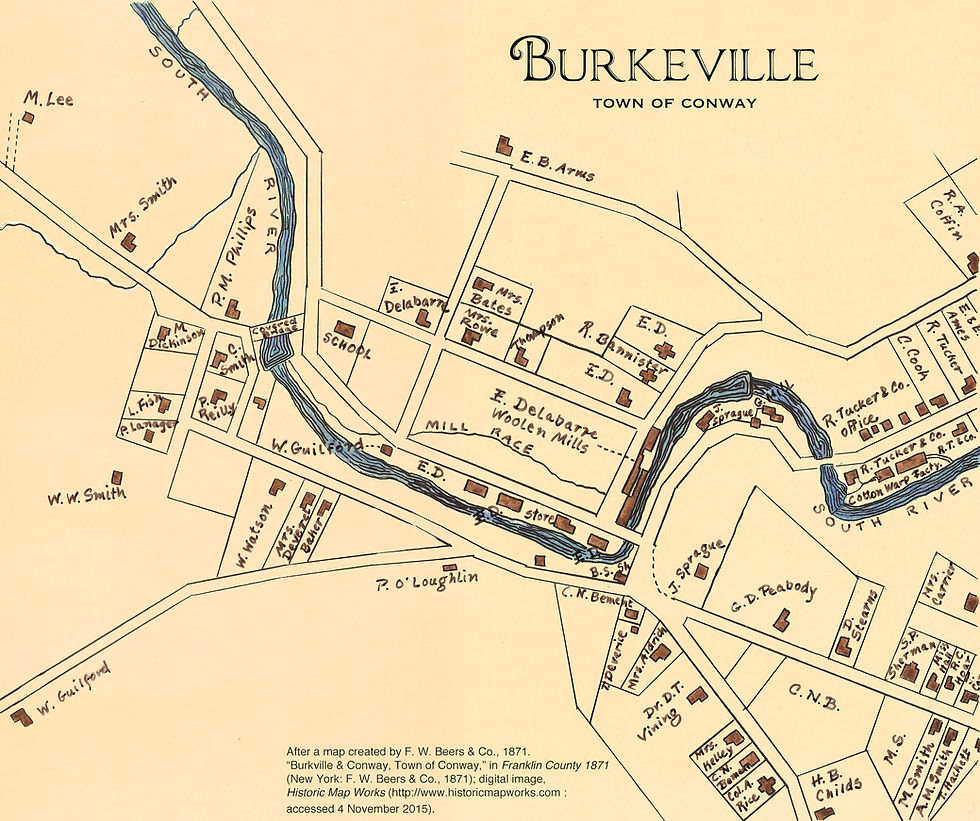 Map of Burkeville