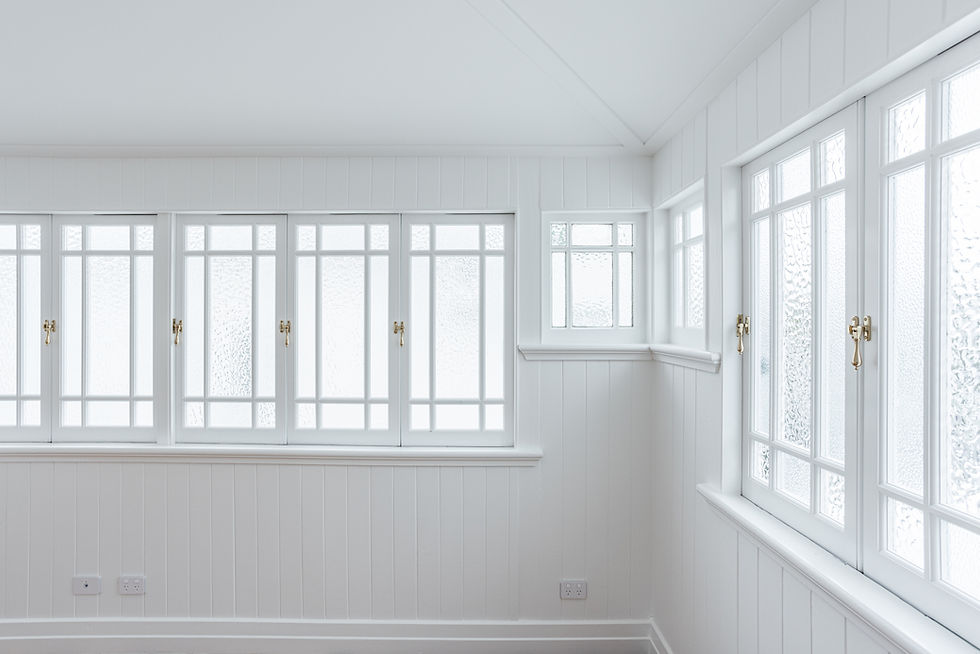 Interior Repaint of Timber Windows