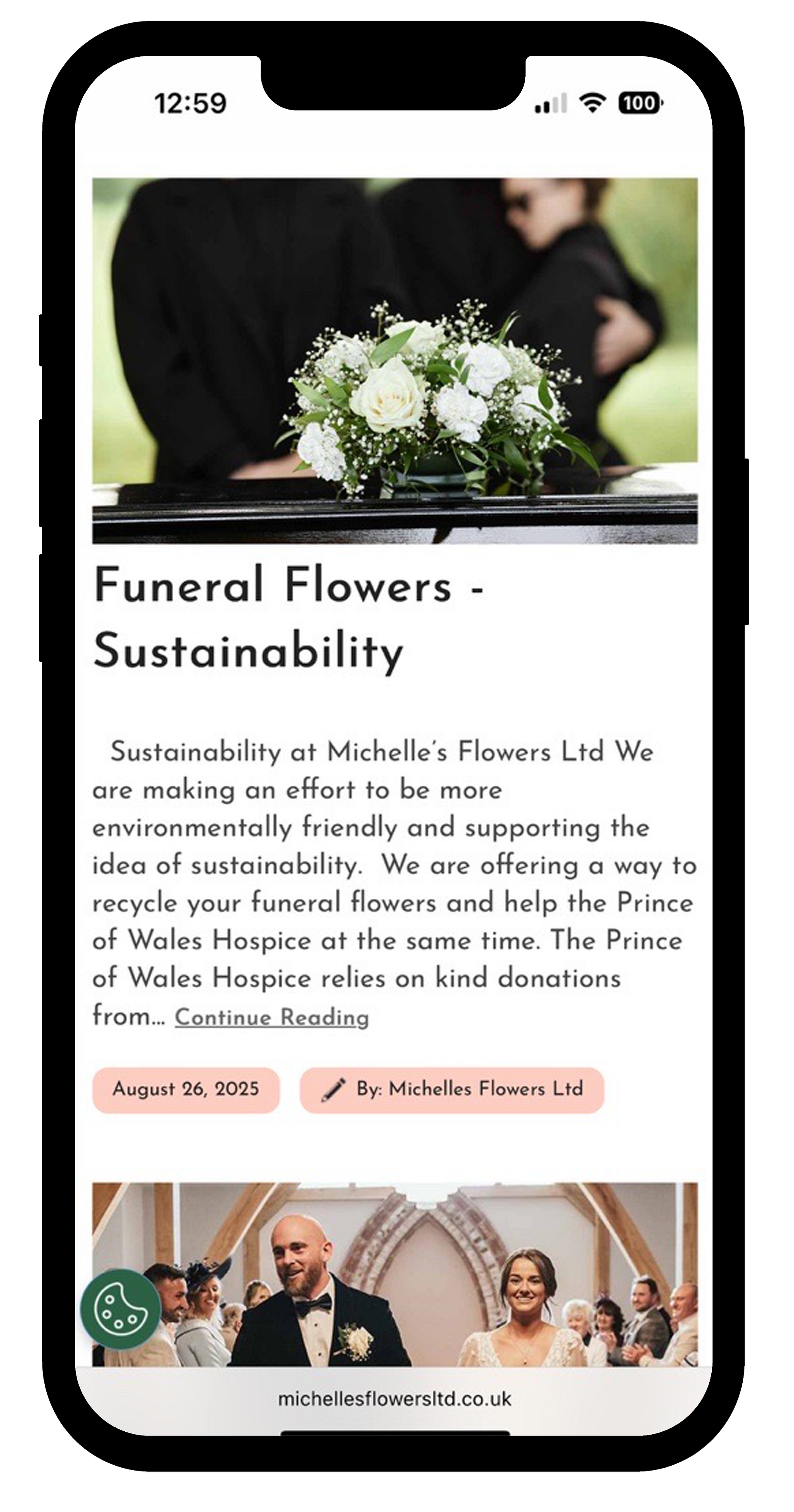 Michelle's Flowers' blog on their eflora florist website