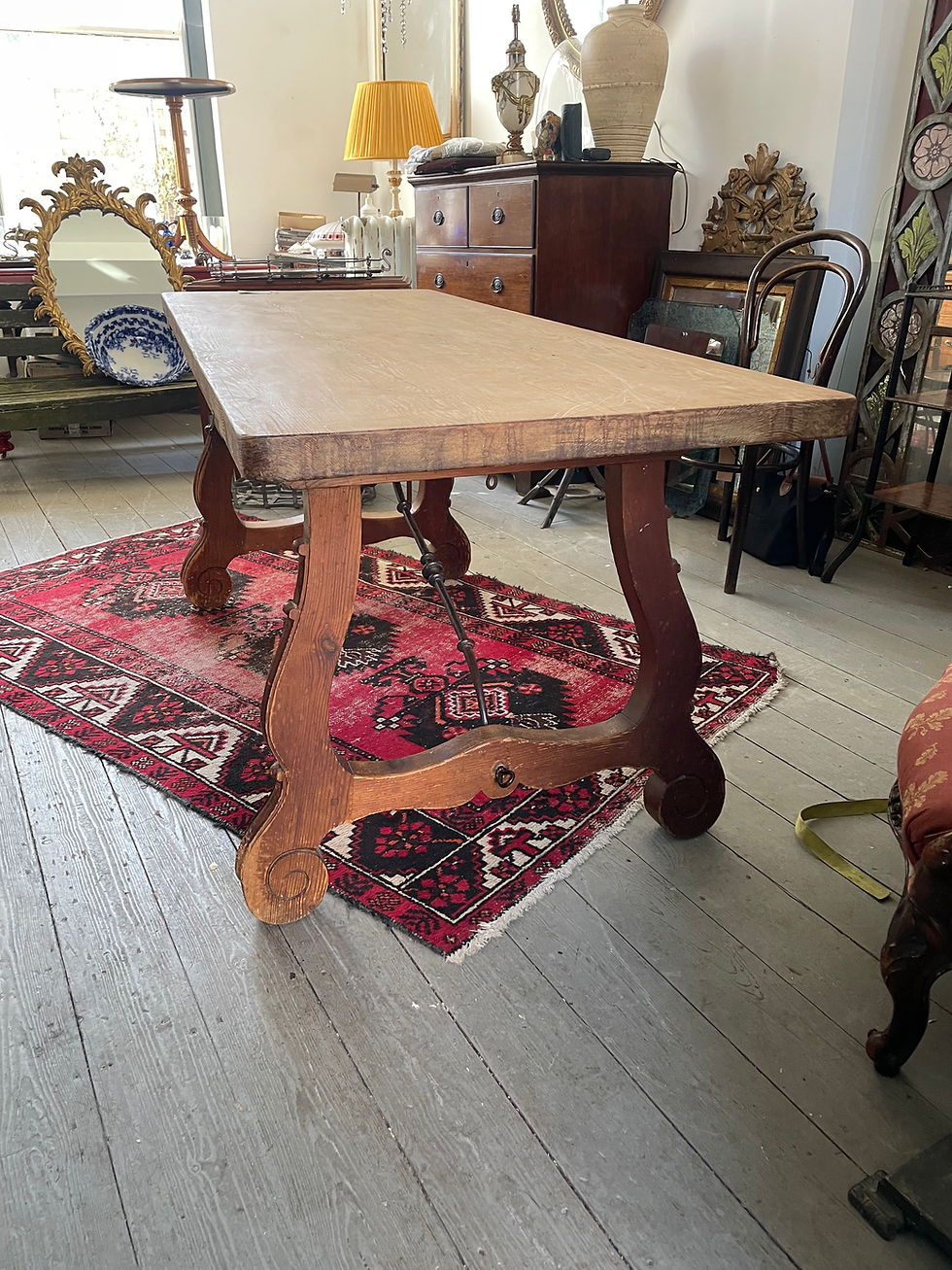 Thumbnail: Pine Spanish dining table 