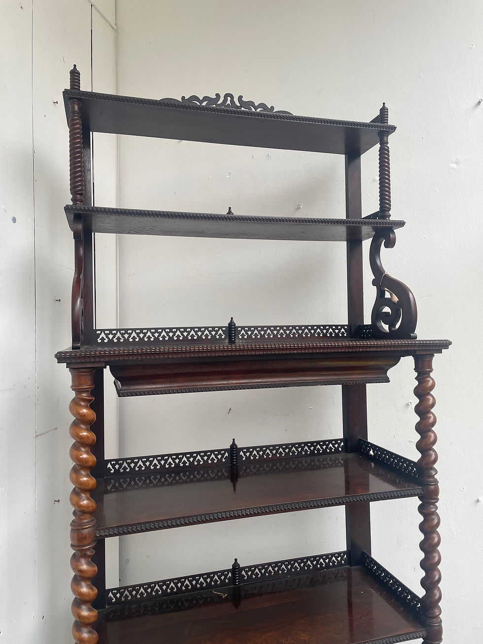 Thumbnail: Rosewood book case 