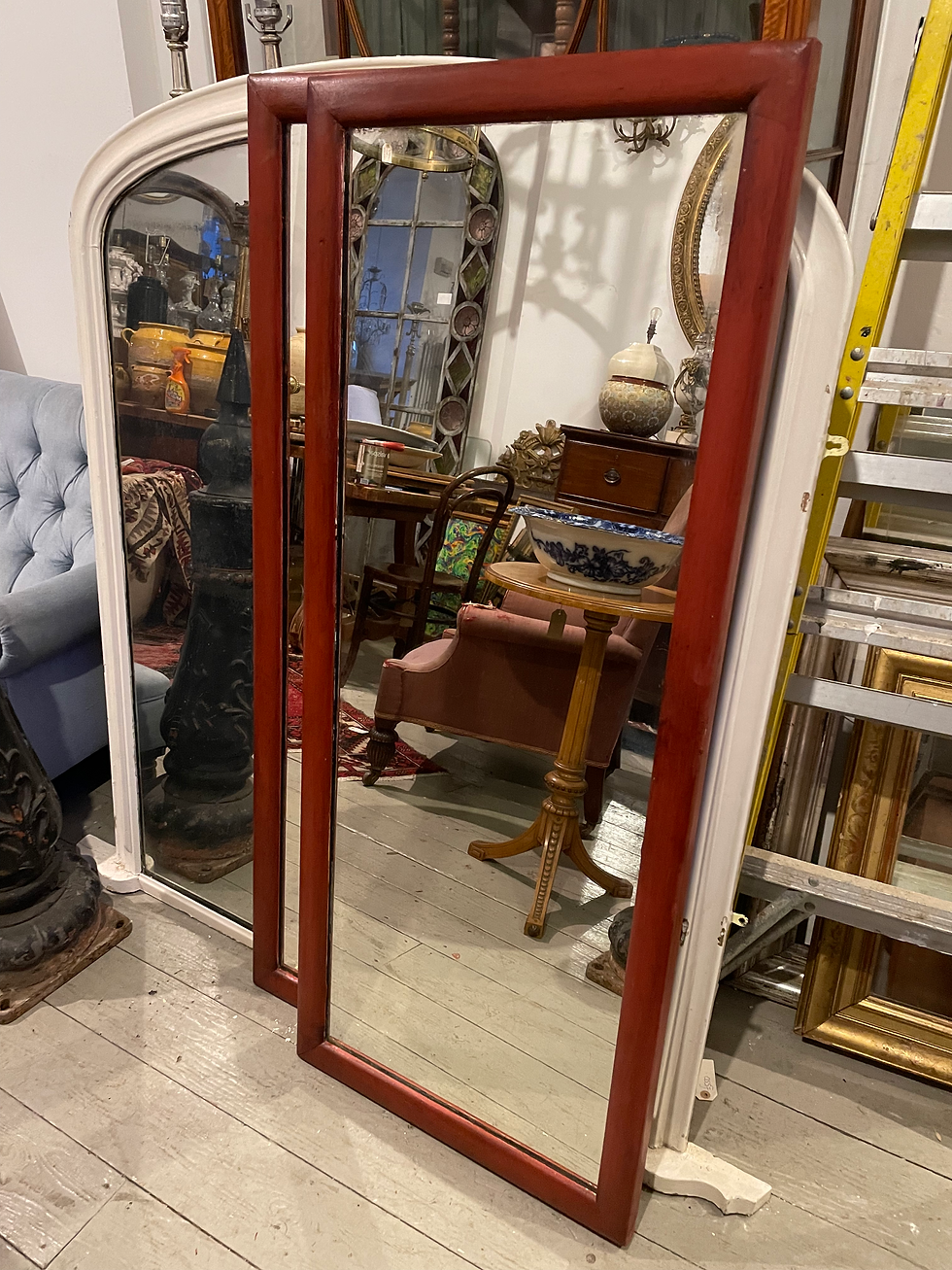 Thumbnail: Pair of shop mirrors 