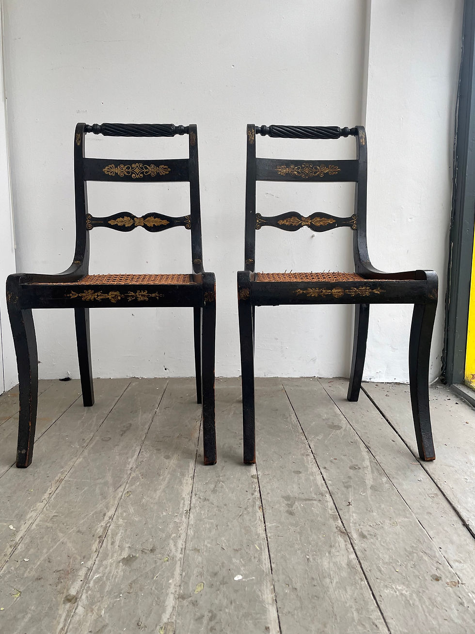 Thumbnail: Pair of regency chair 