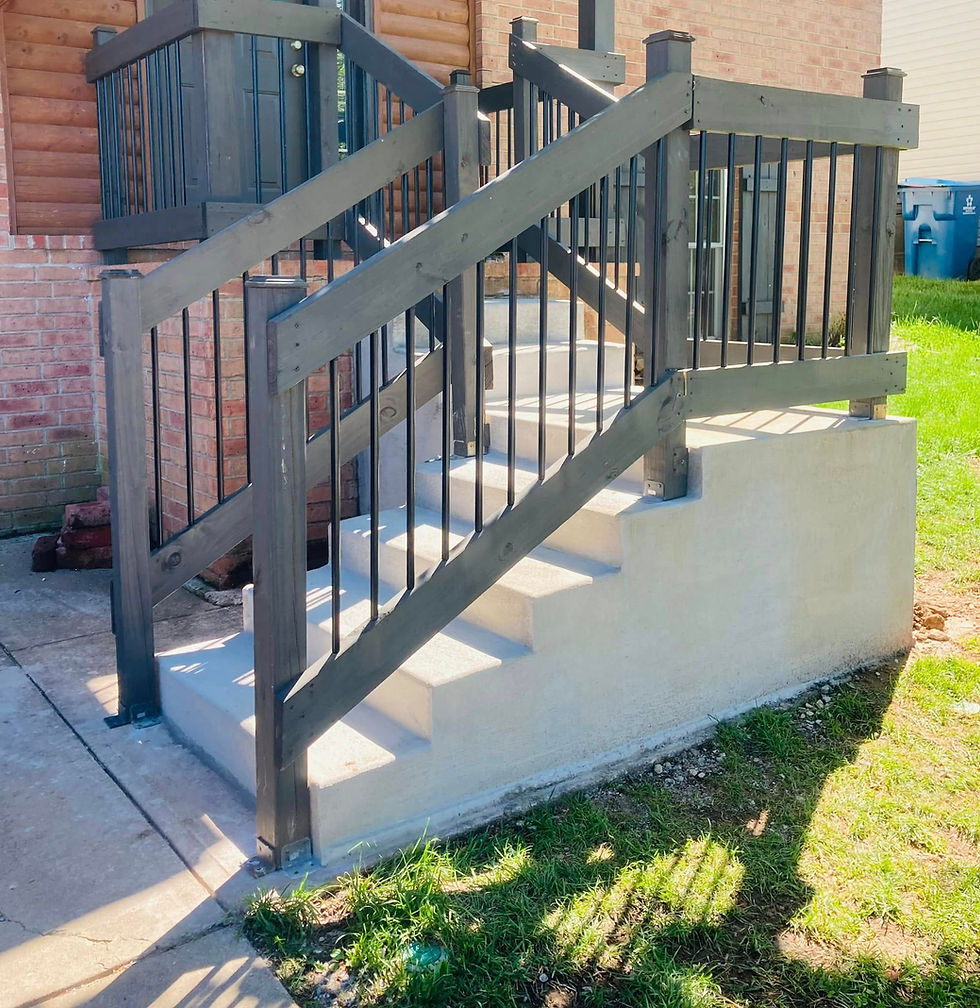 concrete steps