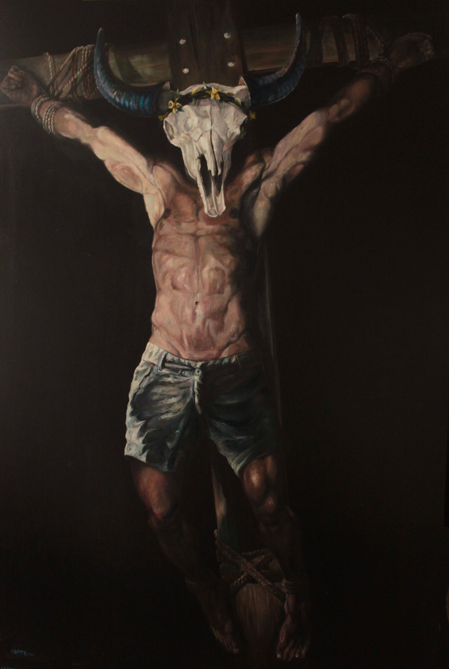 16054-RENAISSANCE-huile sur toile de lin-130x195 cm