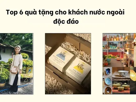 Qua tang khach nuoc ngoai