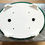 Thumbnail: Glazed Oval Pot (Green)