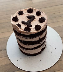 4" Chocolate Strawberry Cake