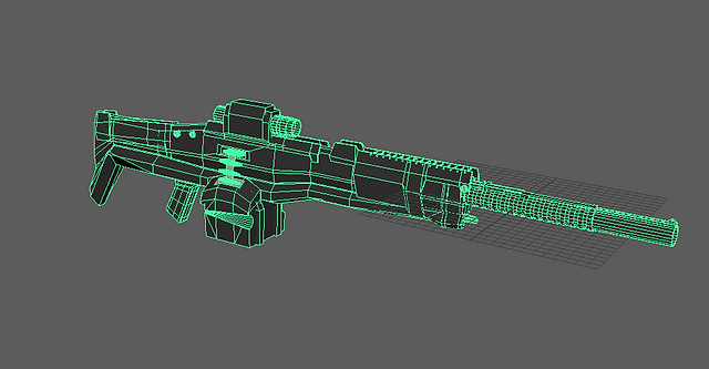 machine gun