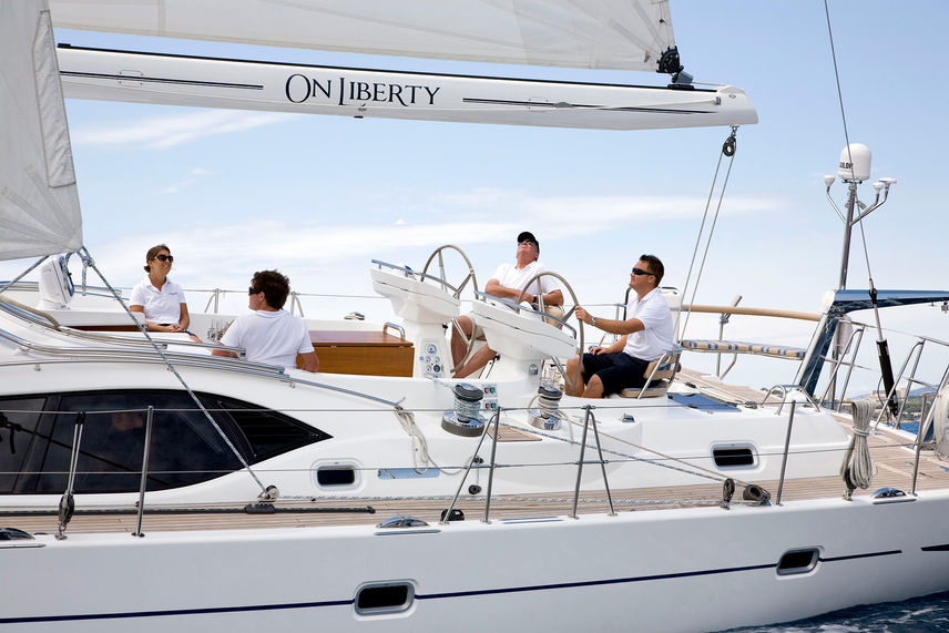 Oyster Yacht On Liberty
