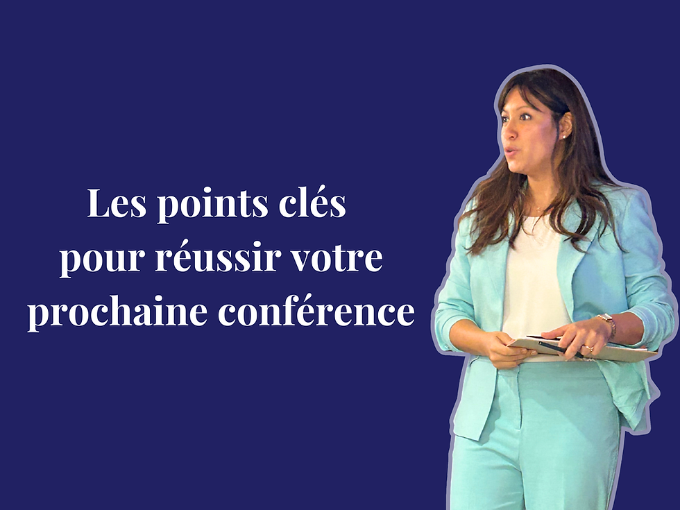 Les Points clés pour réussir votre prochaine conférence.