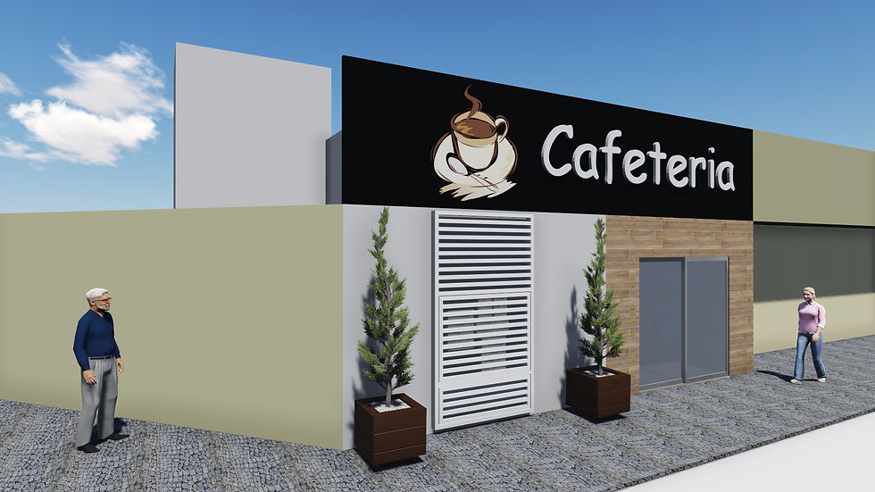 Comercial: Cafeteria - Reforma com Ampliação