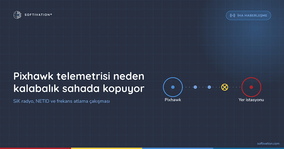 Pixhawk telemetrisi neden kalabalık sahada kopuyor