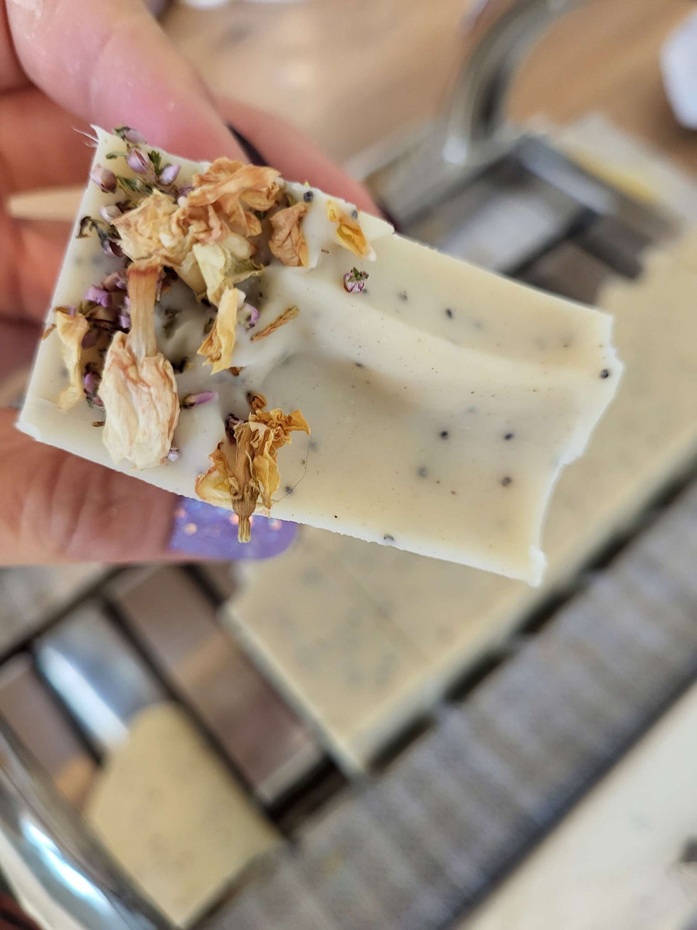 Thumbnail: DEJA VU - Lavender - Sweet orange - Patchouli CP soap bar 