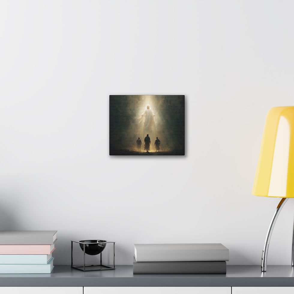 Thumbnail: Ascension of Jesus | Heavenly Light Christian Canvas Art