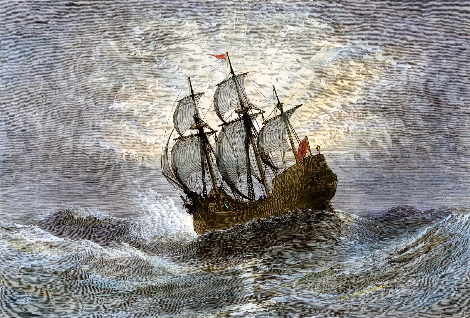 Mayflower-sea-woodcut.webp