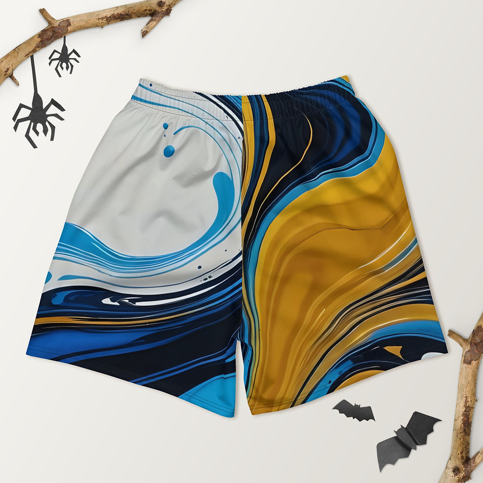Thumbnail: Golden Beach Men's Recycled Athletic Shorts