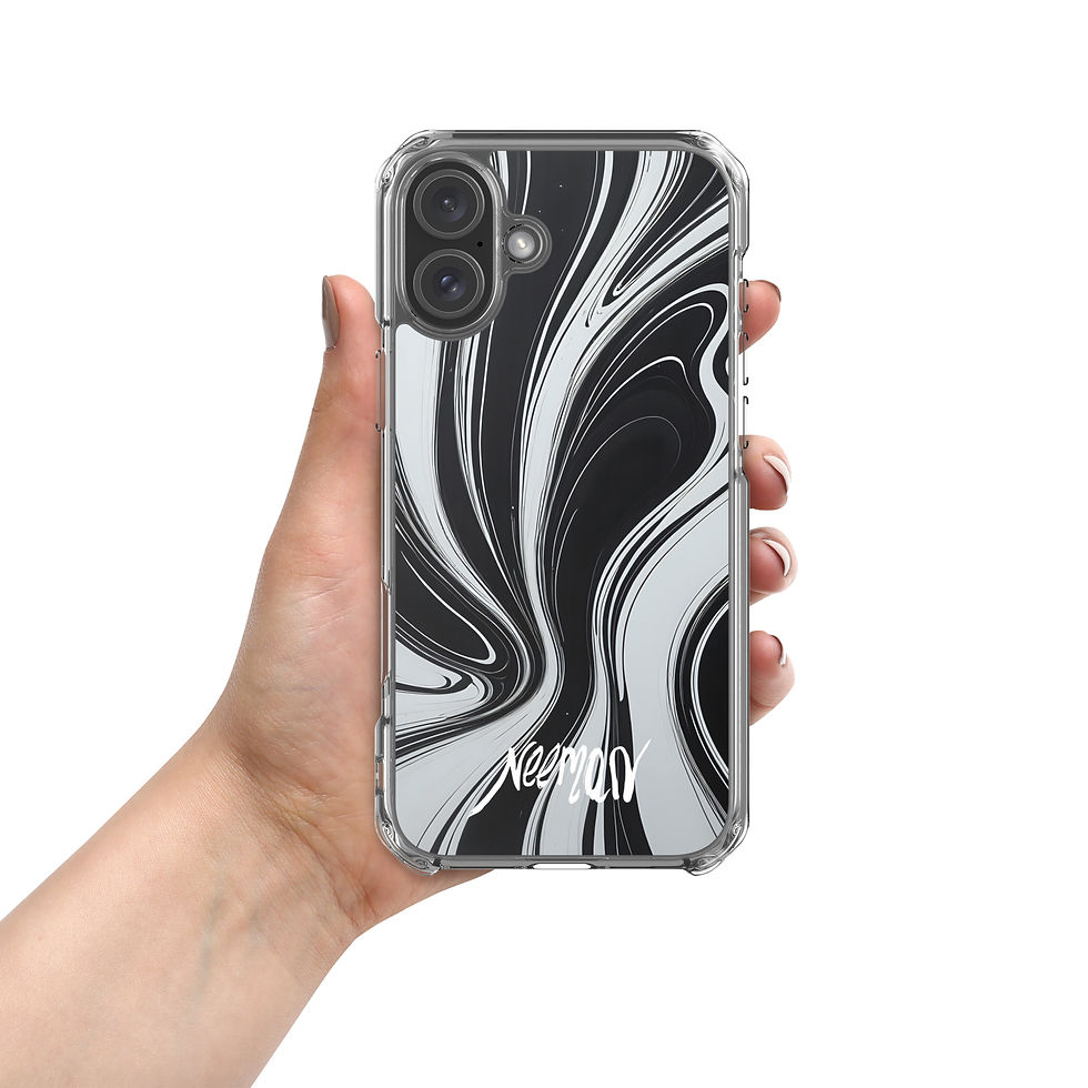Thumbnail: Abstract B&W Clear Case for iPhone®
