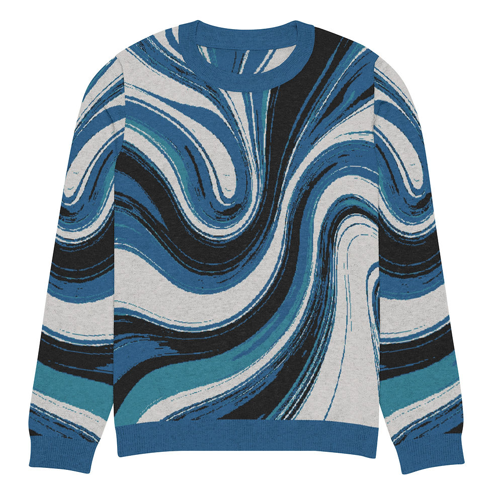 Thumbnail: Sunday Chill Knitted Crew Neck Sweater