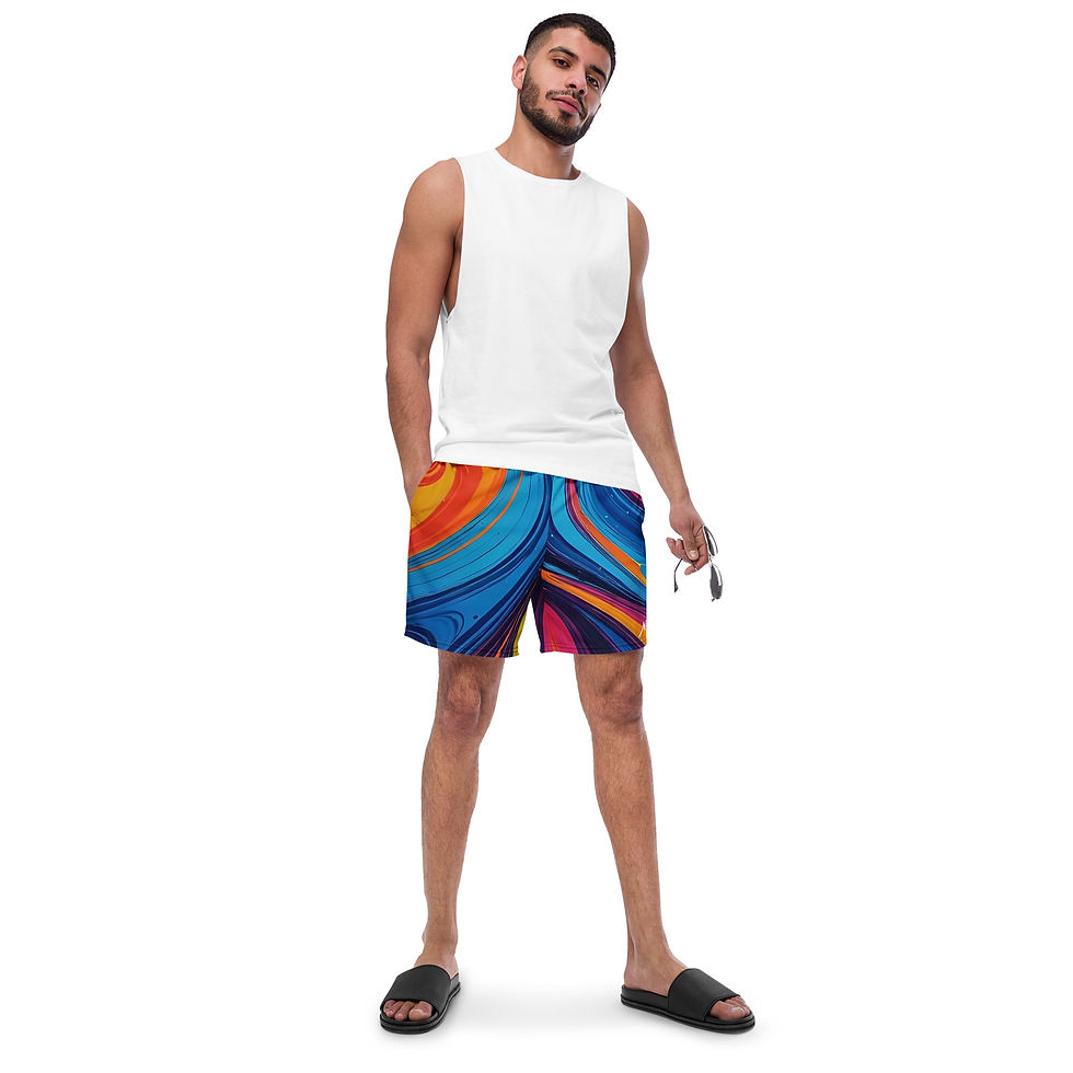 Thumbnail: All-Over Print Recycled Swim Trunks copy copy copy copy