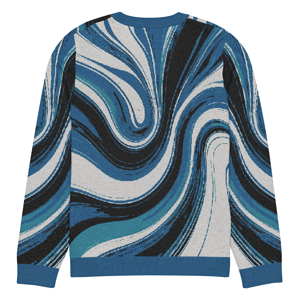 Thumbnail: Sunday Chill Knitted Crew Neck Sweater