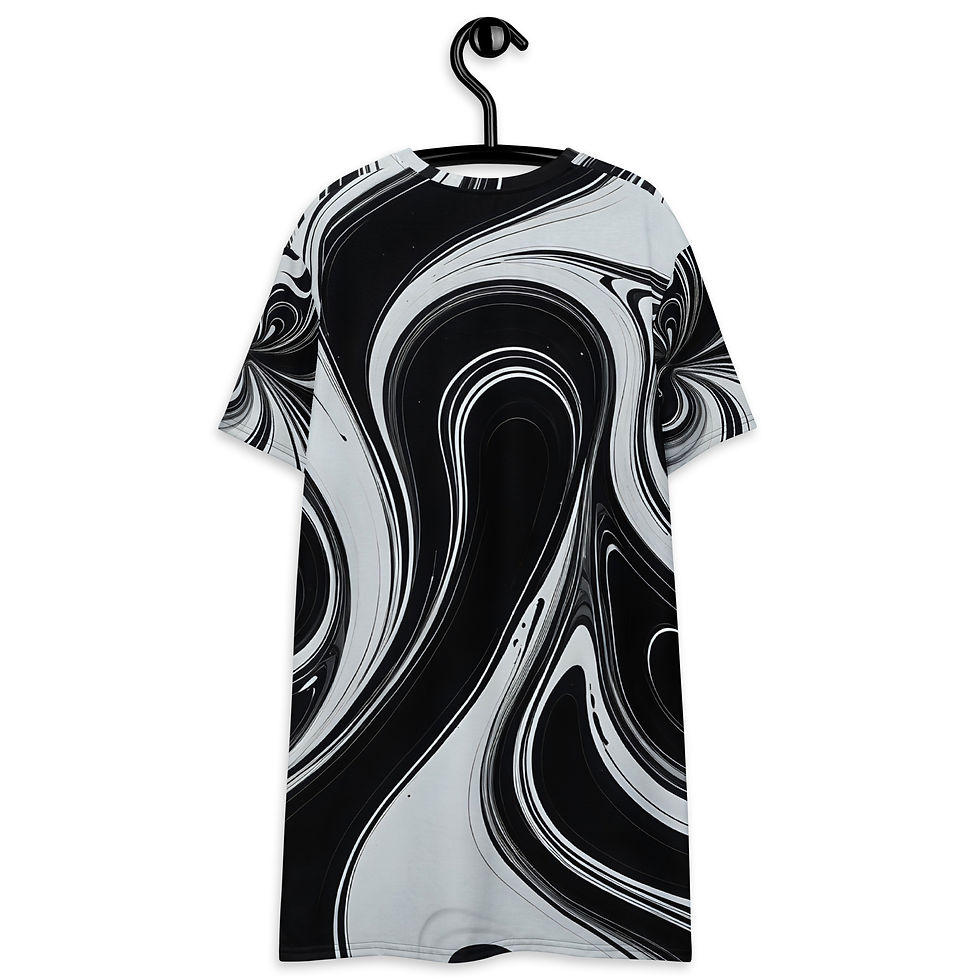 Thumbnail: B&W T-shirt dress