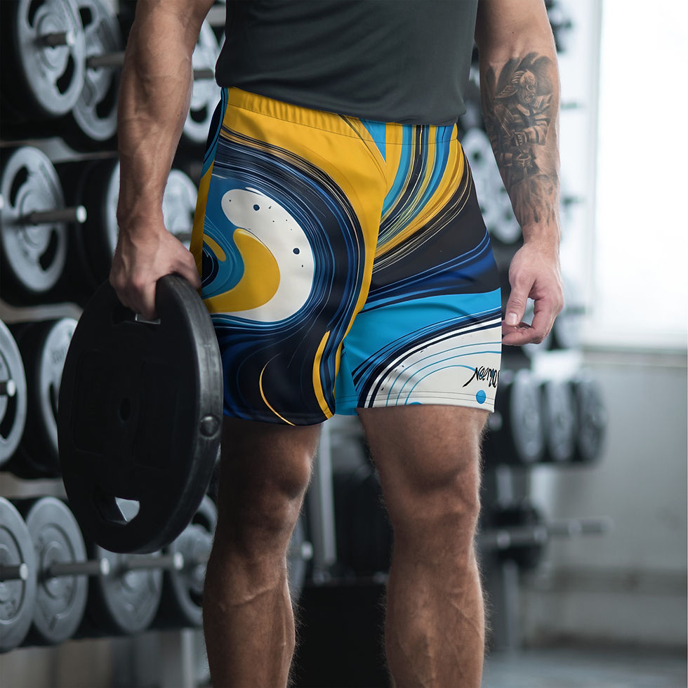 Thumbnail: Golden Beach Men's Recycled Athletic Shorts