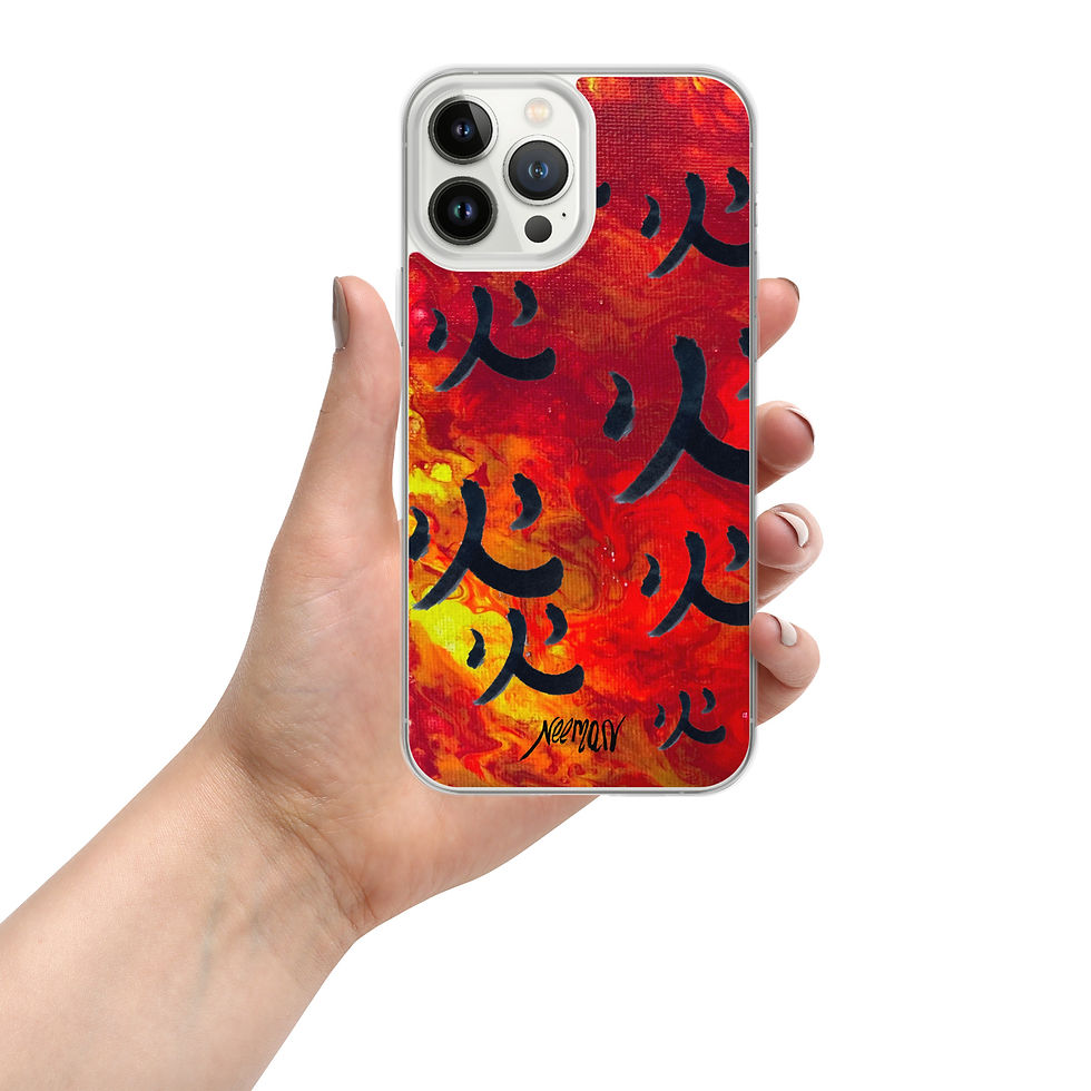 Thumbnail: Fire 火 (Chinese Calligraphy) Clear Case for iPhone®